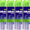 Gillette - Scheergel - Sensitive Gevoelige Huid - 6 X 200 ML - Voordeelverpakking -Verzorgingsproducten 1200x746