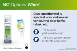 Philips Sonicare W2 Optimal White HX6062/10 - Opzetborstel - 2 Stuks -Verzorgingsproducten 1200x799 11