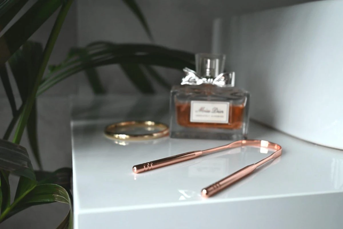 OrganiBrush 100% Koper Tongschraper / Tongreiniger - Antibacterieel - 1 Stuk 7 OrganiBrush 100% Koper Tongschraper / Tongreiniger - Antibacterieel - 1 Stuk - Afbeelding 5