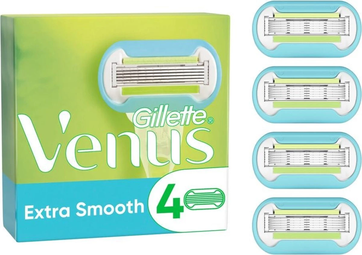 Gillette Venus Extra Smooth Scheermesjes Voor Vrouwen - 4 Navulmesjes 11 Gillette Venus Extra Smooth Scheermesjes Voor Vrouwen - 4 Navulmesjes - Afbeelding 9