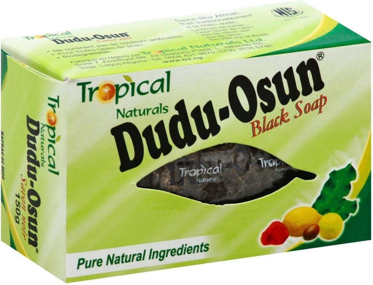 Dudu Osun Black Afrika Soap - Zwarte Afrikaanse Zeep - 10 Stuks Black Soap 5 Dudu Osun Black Afrika Soap - Zwarte Afrikaanse Zeep - 10 Stuks Black Soap - Afbeelding 3