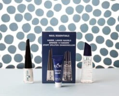 Herome 3 In 1 Manicure Nagelverzorging Set Blauw – Nagelset Voor Beschadigde Nagels - Nagelverharder, Nagellakremover En Nagelriemcreme - Set Van 3 -Verzorgingsproducten 1200x960