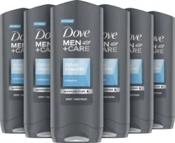 Dove Men+Care Clean Comfort Verzorgende Douchegel - 6 X 250 Ml - Voordeelverpakking -Verzorgingsproducten 1200x982 1
