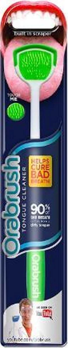OraBrush Tongschraper Voor Een Frisse Adem En Schone Tong 3 OraBrush Tongschraper Voor Een Frisse Adem En Schone Tong