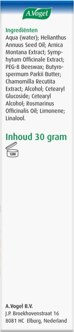 A.Vogel Arnica Vallen En Stoten Crème - Verzorgt De Blauwverkleurde Huid - 30 G 15 A.Vogel Arnica Vallen En Stoten Crème - Verzorgt De Blauwverkleurde Huid - 30 G -Verzorgingsproducten 270x1200 1