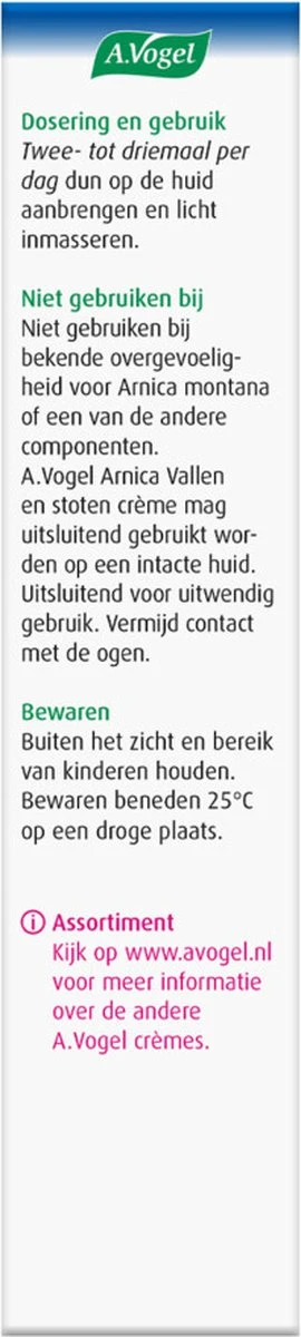 A.Vogel Arnica Vallen En Stoten Crème - Verzorgt De Blauwverkleurde Huid - 30 G 5 A.Vogel Arnica Vallen En Stoten Crème - Verzorgt De Blauwverkleurde Huid - 30 G - Afbeelding 3