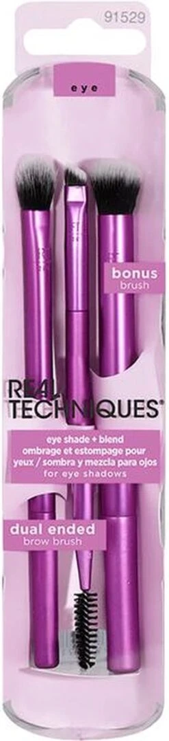 Real Techniques - Techniques Eye Shade + Blend Brush + Bonus Brush -Verzorgingsproducten 275x1200