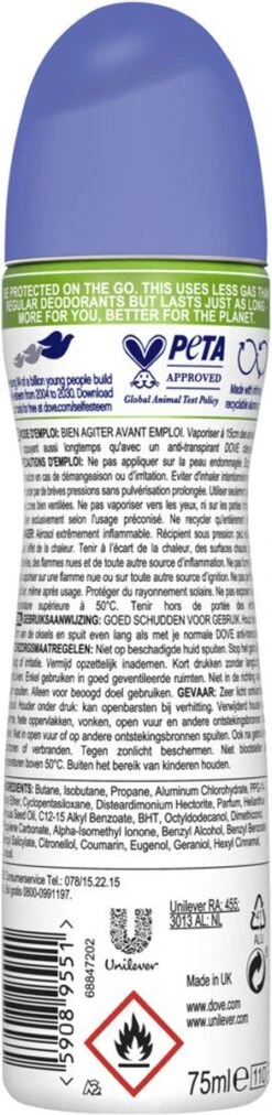 Dove Original Compressed Deodorant - 75 Ml (6 Stuks) -Verzorgingsproducten 293x1200