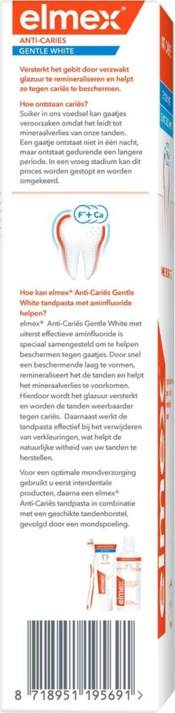 Elmex Anti-Cariës Whitening Tandpasta 3 X 75ml - Voordeelverpakking -Verzorgingsproducten 295x1200 4