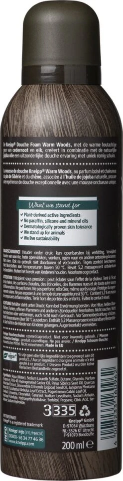 6x Kneipp Men Douche Foam Warm Woods 200ml 11 6x Kneipp Men Douche Foam Warm Woods 200ml -Verzorgingsproducten 307x1200 3