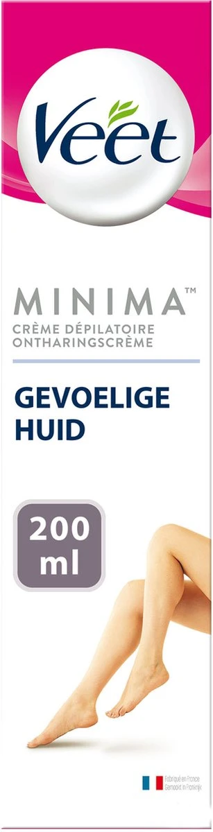 Veet - Minima Ontharingscrème - Gevoelige Huid - 200 Ml 3 Veet - Minima Ontharingscrème - Gevoelige Huid - 200 Ml