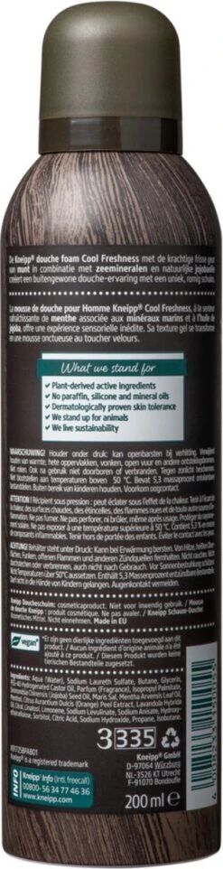 Kneipp Men - Cool Freshness - Douche Foam -Verzorgingsproducten 308x1200 4