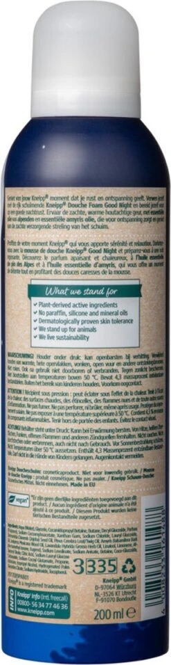 Kneipp Good Night - Douche Foam 10 Kneipp Good Night - Douche Foam -Verzorgingsproducten 310x1200 1