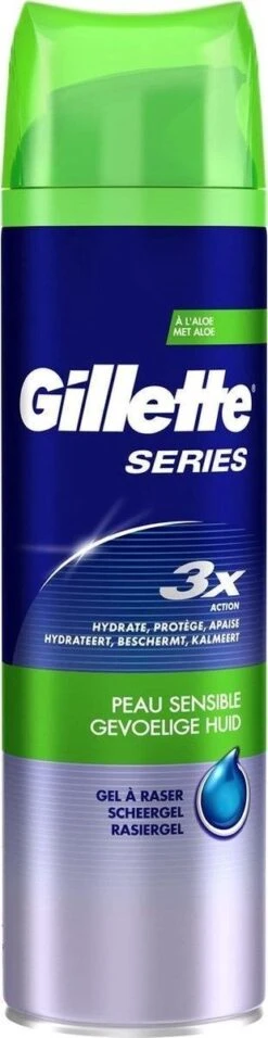 Gillette - Scheergel - Sensitive Gevoelige Huid - 6 X 200 ML - Voordeelverpakking -Verzorgingsproducten 310x1200 7