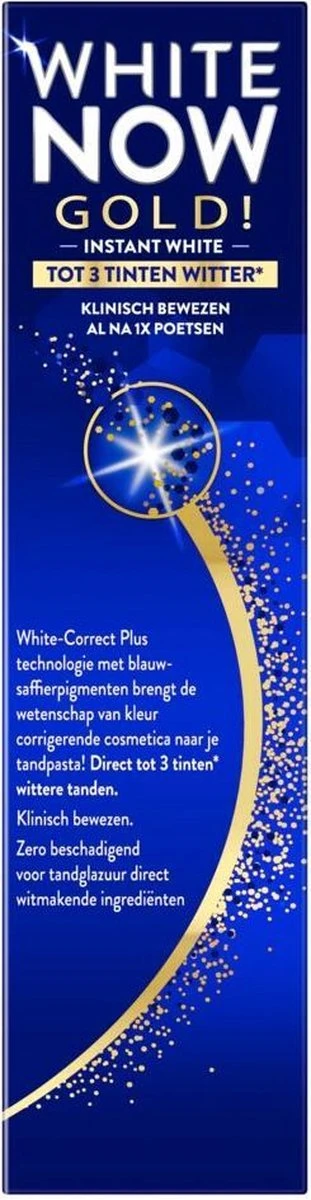 Prodent Tandpasta White Now Gold 75 Ml 5 Prodent Tandpasta White Now Gold 75 Ml - Afbeelding 3