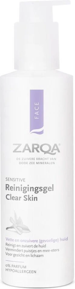 Zarqa Reinigingsgel Clear Skin 200 Ml -Verzorgingsproducten 312x1200 1