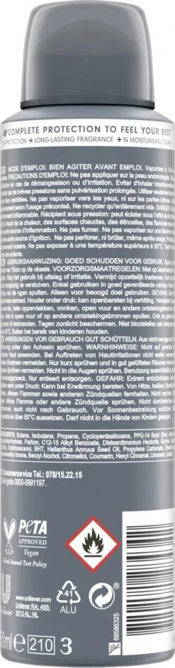 Dove Men+Care Advanced Invisible Dry Anti-Transpirant Deodorant Spray - 6 X 150 Ml - Voordeelverpakking -Verzorgingsproducten 315x1200 4