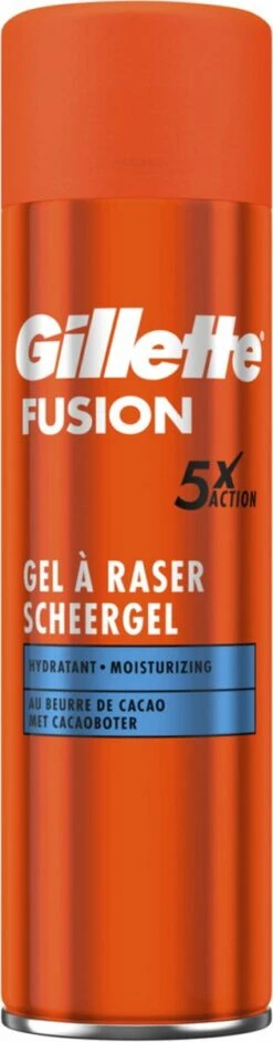Gillette® Gillette Fusion5 Ultra Moisturizing Scheergel Mannen - 6x200ml Voordeelverpakking -Verzorgingsproducten 315x1200 6