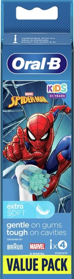 Oral B Oral-B Kids Opzetborstels Met Marvel Spider-Man-figuren, 4 Stuks 15 Oral B Oral-B Kids Opzetborstels Met Marvel Spider-Man-figuren, 4 Stuks -Verzorgingsproducten 318x1200 2