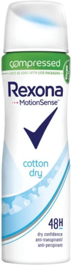 Rexona Woman Ultra Dry Cotton Deodorant Spray - 6 X 75 Ml - Voordeelverpakking 19 Rexona Woman Ultra Dry Cotton Deodorant Spray - 6 X 75 Ml - Voordeelverpakking -Verzorgingsproducten 324x1200 1