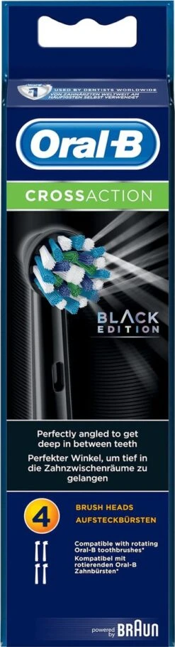 Oral B Oral-B CrossAction Zwart Opzetborstels - 4 Stuks -Verzorgingsproducten 326x1200 4
