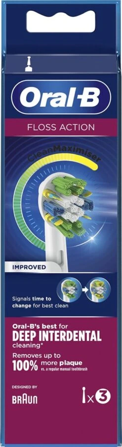 Oral B Oral-B Opzetborstels FlossAction 3 Stuks -Verzorgingsproducten 327x1200 3