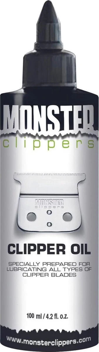 Monster Clippers Clipper Oil 100ml - Tondeuse Olie - Trimmer Olie - Voor Tondeuse En Trimmer Onderhoud 3 Monster Clippers Clipper Oil 100ml - Tondeuse Olie - Trimmer Olie - Voor Tondeuse En Trimmer Onderhoud