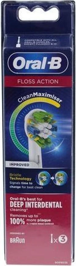 Oral B Oral-B Opzetborstels FlossAction 3 Stuks -Verzorgingsproducten 343x1200