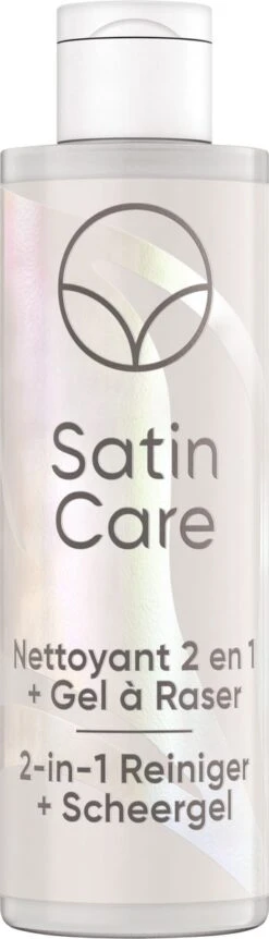 Gillette Venus Satin Care Voor Schaamhaar - 2-In-1 Reiniger + Scheergel - 190 Ml -Verzorgingsproducten 344x1200 4