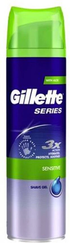 Gillette - Scheergel - Sensitive Gevoelige Huid - 6 X 200 ML - Voordeelverpakking -Verzorgingsproducten 350x1200 2