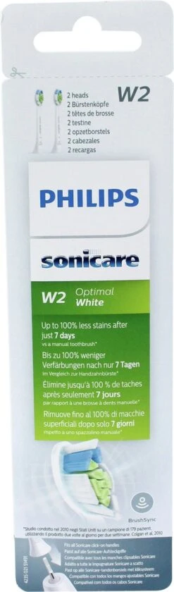 Philips Sonicare W2 Optimal White HX6062/10 - Opzetborstel - 2 Stuks -Verzorgingsproducten 353x1200 2