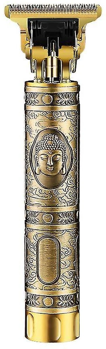 Baardtrimmer, Tondeuse, Scheerapparaat, Elektrisch, Oplaadbaar, Waterdicht, Draadloos, Goud, Buddha 5 Baardtrimmer, Tondeuse, Scheerapparaat, Elektrisch, Oplaadbaar, Waterdicht, Draadloos, Goud, Buddha - Afbeelding 3
