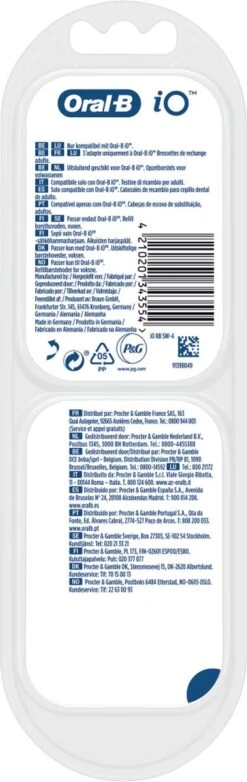 Oral B Oral-B IO Gentle Care Opzetborstels Wit 4 Stuks -Verzorgingsproducten 379x1200 2