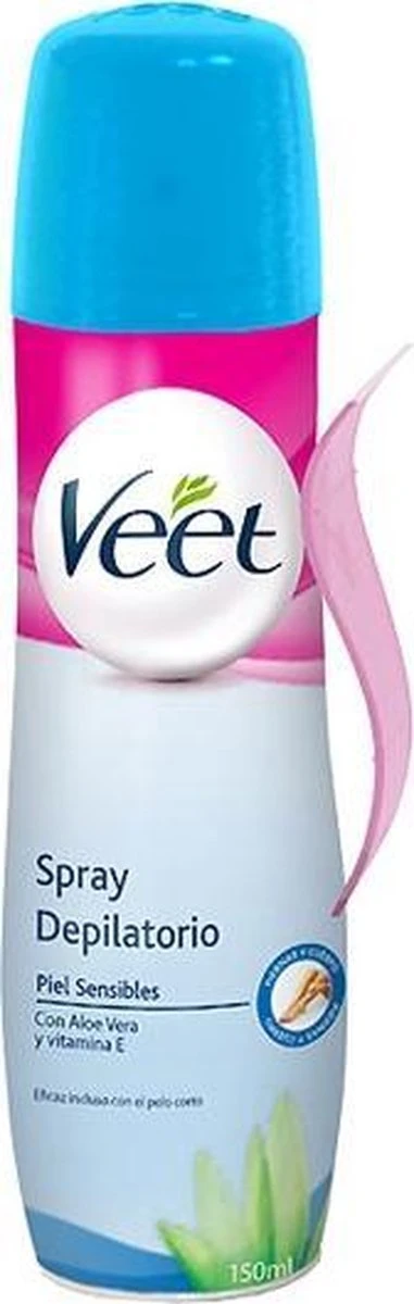 Veet - Ontharingsspray - Gevoelige Huid - 150 Ml 3 Veet - Ontharingsspray - Gevoelige Huid - 150 Ml
