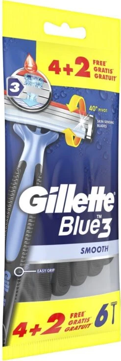 Gillette® Gillette Blue3 Smooth 4+2 Stuks -Verzorgingsproducten 404x1200 5