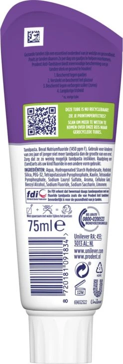 Prodent Anti-Tandsteen Tandpasta - 12 X 75 Ml - Voordeelverpakking -Verzorgingsproducten 407x1200 3