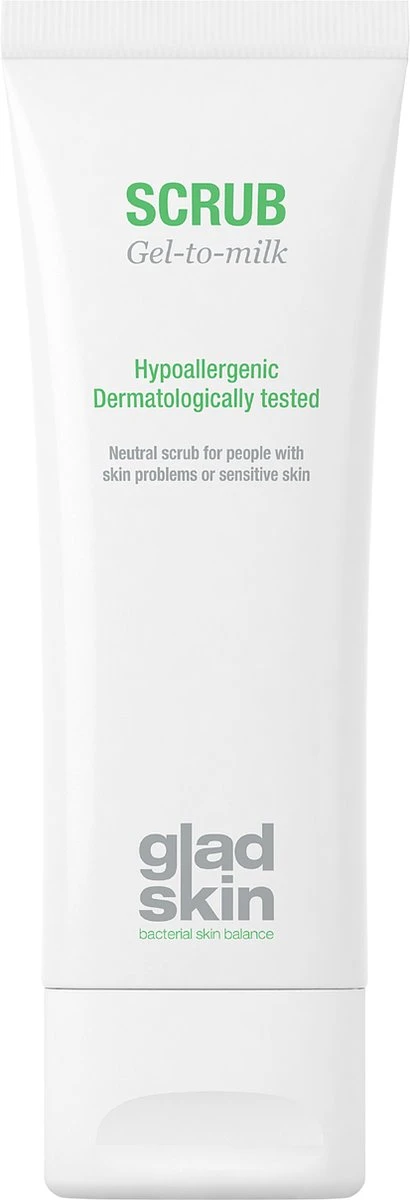 Gladskin Scrub 75 Ml - Milde Scrub - Speciaal Ontwikkeld Voor Gevoelige Huid - Ook Bij Acne, Rosacea Of Eczeem Klachten - Dermatologisch Getest - Parfumvrij, Alcoholvrij, Hypoallergeen 3 Gladskin Scrub 75 Ml - Milde Scrub - Speciaal Ontwikkeld Voor Gevoelige Huid - Ook Bij Acne, Rosacea Of Eczeem Klachten - Dermatologisch Getest - Parfumvrij, Alcoholvrij, Hypoallergeen