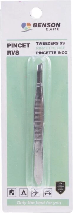 Benson Epileerpincet Schuin Roestvrij Staal -Verzorgingsproducten 410x1200 5