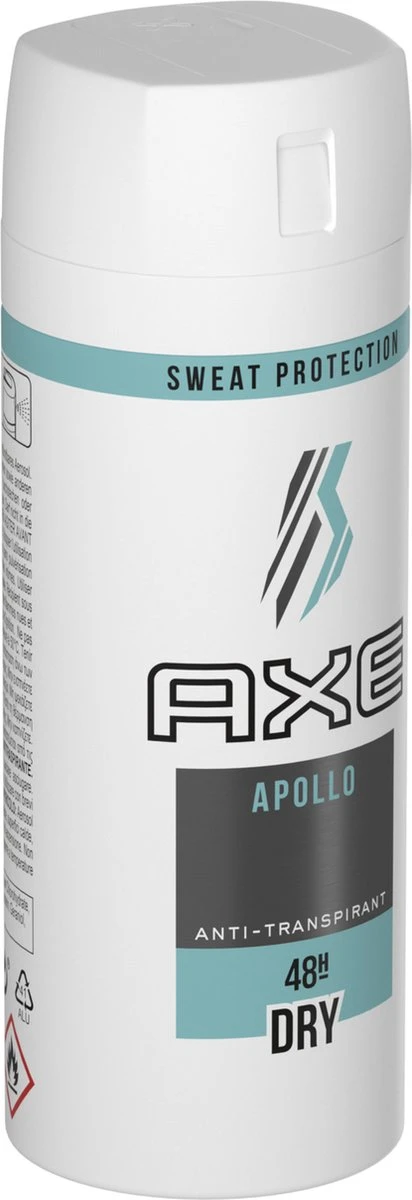 AXE Apollo Dry Anti-Transpirant Deodorant - 6 X 150 Ml - Voordeelverpakking 4 AXE Apollo Dry Anti-Transpirant Deodorant - 6 X 150 Ml - Voordeelverpakking - Afbeelding 2