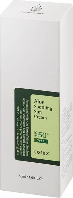COSRX Aloe Soothing Sun Cream SPF50+ PA+++ 50 Ml -Verzorgingsproducten 445x1200 1