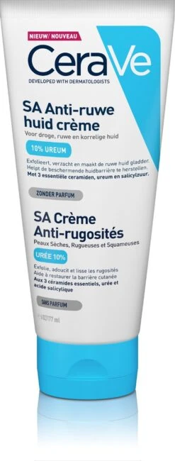 CeraVe - SA Smoothing Cream - Bodycrème - Droge En Ruwe Huid - 177ml