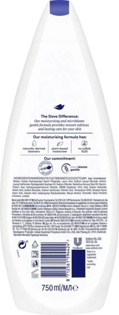 Dove Douchegel Deeply Nourishing - 6 X 750 Ml - Voordeelverpakking -Verzorgingsproducten 456x1200 7