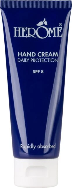 Herome Handcreme - Daily Protection SPF 8 - Voor De Dagelijkse Verzorging, Beschermend En Trekt Snel In - 75ml. -Verzorgingsproducten 459x1200 1