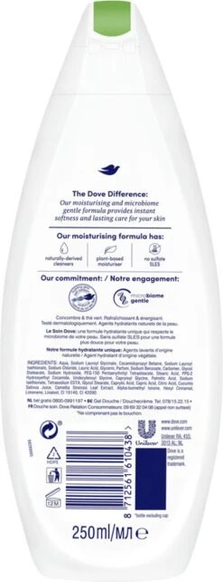 Dove Douchegel Go Fresh Refreshing - 6 X 250 Ml - Voordeelverpakking -Verzorgingsproducten 462x1200 4