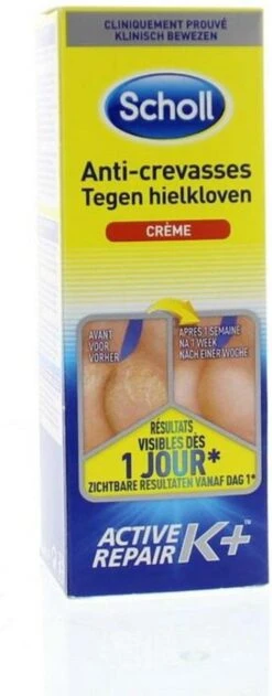 Scholl Klovenzalf - K+ Creme - Voor Hielkloven En Ruwe, Droge Huid -Verzorgingsproducten 470x1200