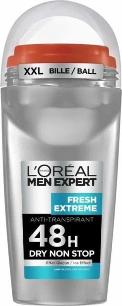 L’Oréal Paris Men Expert Fresh Extreme Deodorant Roller - 6 X 50ml -Verzorgingsproducten 480x1200 1