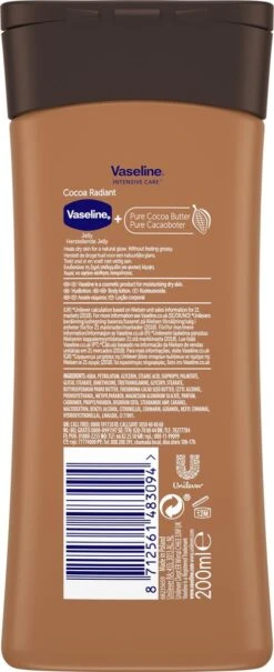 Vaseline® Vaseline Cocoa Radiant Intensive Care Bodylotion - 200 Ml -Verzorgingsproducten 490x1200 4