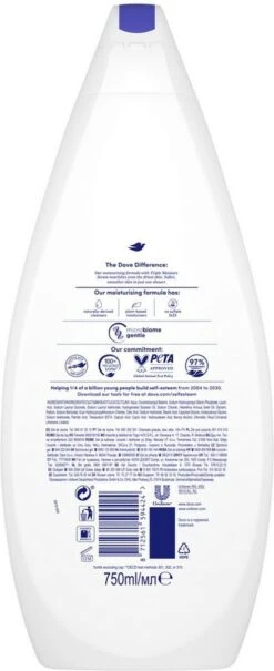 Dove Douchegel Deeply Nourishing - 6 X 750 Ml - Voordeelverpakking -Verzorgingsproducten 490x1200 6