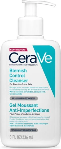CeraVe Blemish Control Cleanser - 236ml - Gezichtsreiniger Voor Huid Met Neiging Tot Acne