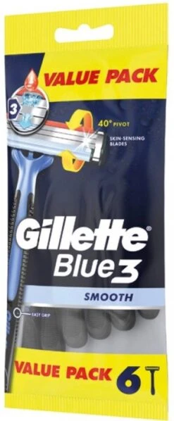 Gillette® Gillette Blue3 Smooth 4+2 Stuks -Verzorgingsproducten 496x1200 2